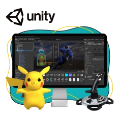 Мир игр на Unity 2D на популярном движке + AI-помощники - КИБЕРшкола программирования для детей, компьютерные курсы для школьников, начинающих и подростков - KIBERone г. Белоглинка