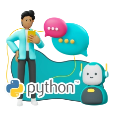 Умный чат-бот на Python на Telegram - КИБЕРшкола программирования для детей, компьютерные курсы для школьников, начинающих и подростков - KIBERone г. Белоглинка